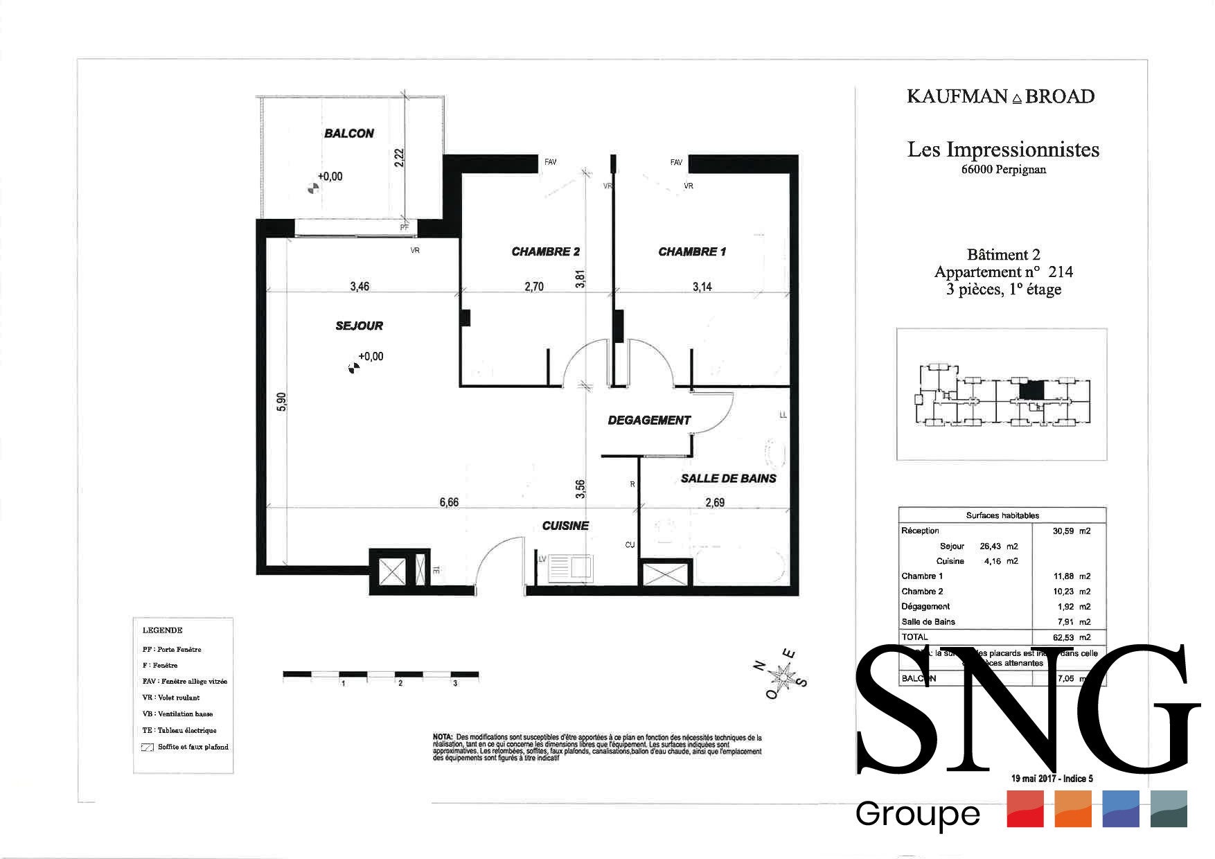 Appartement Avenue d'Argelès-sur-Mer à Perpignan