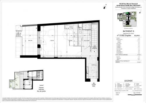 Flat Rue Marcel Dassault in Boulogne-Billancourt