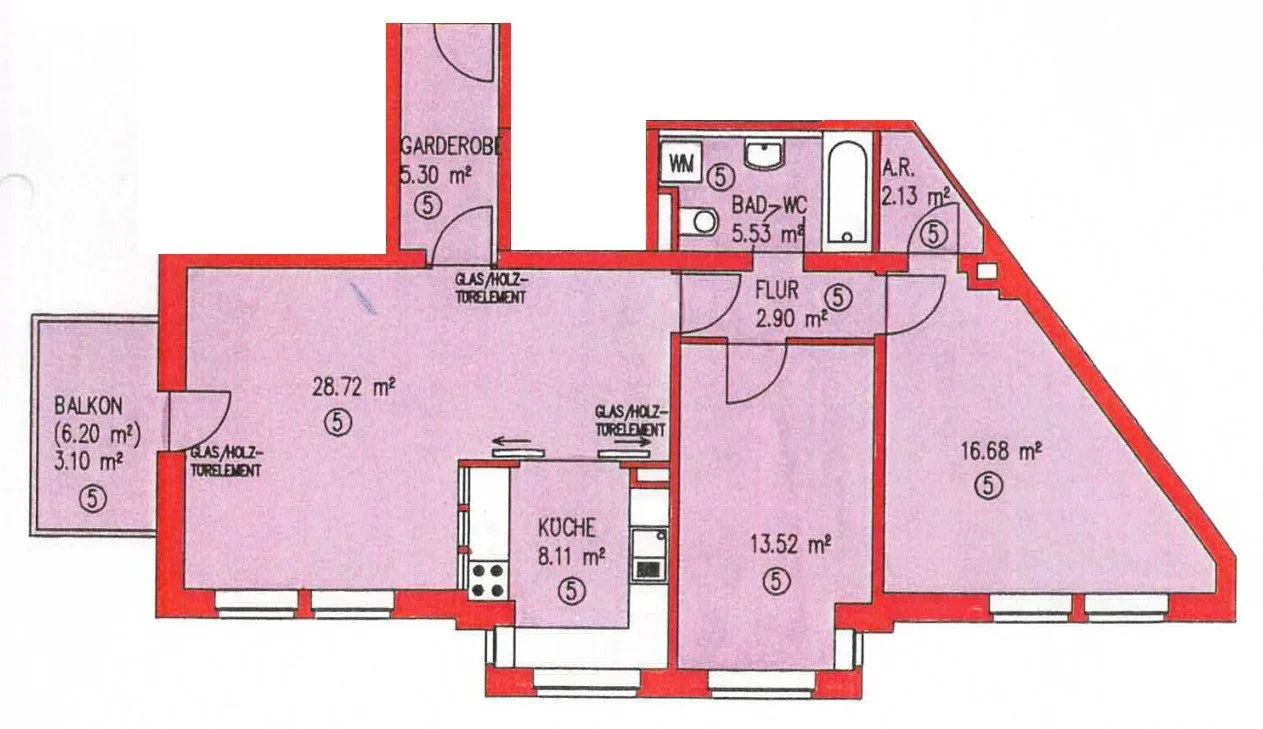 Wohnung Lassallestraße in Zwickau