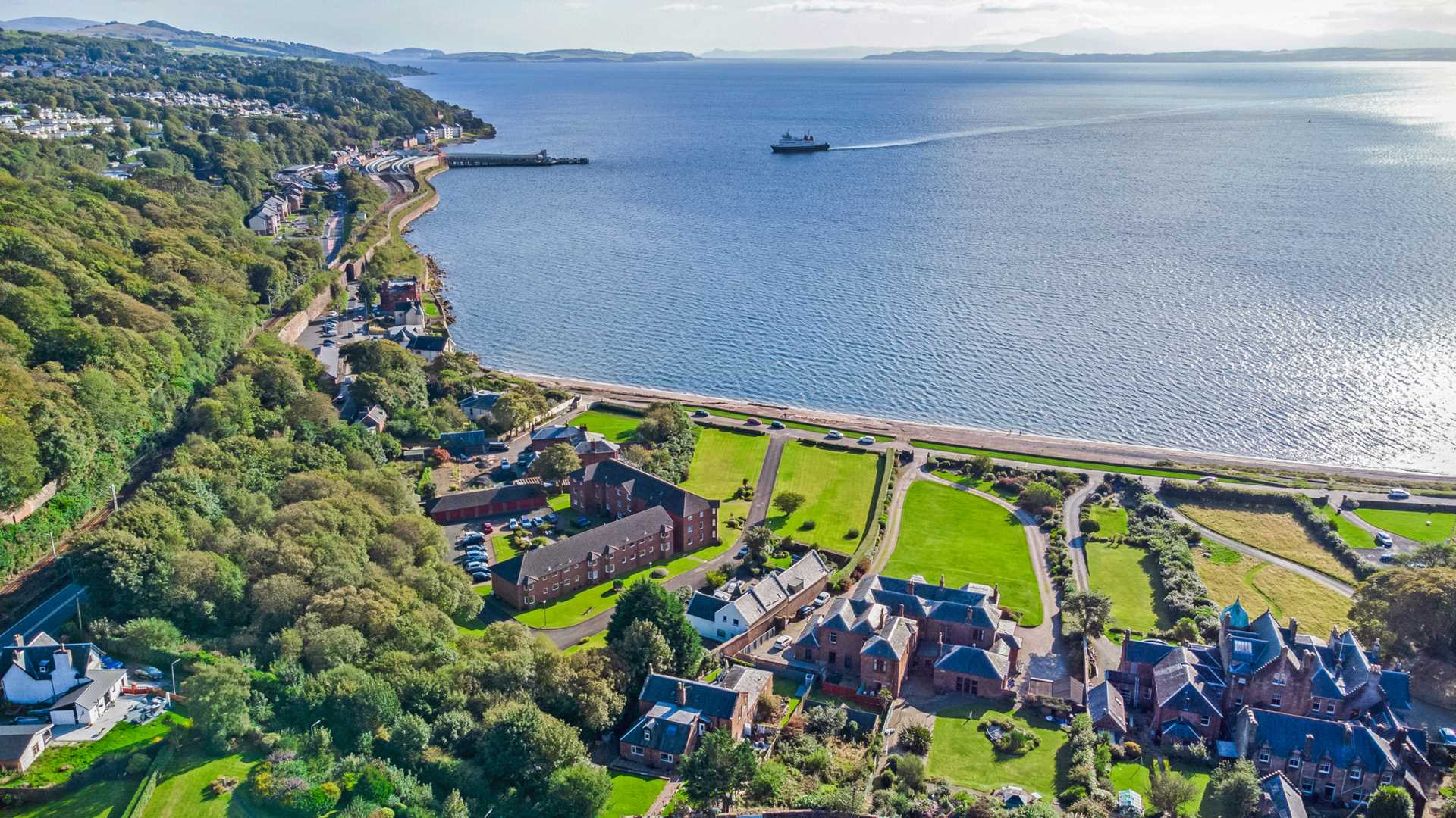Flat Wemyss Bay Road in Wemyss Bay