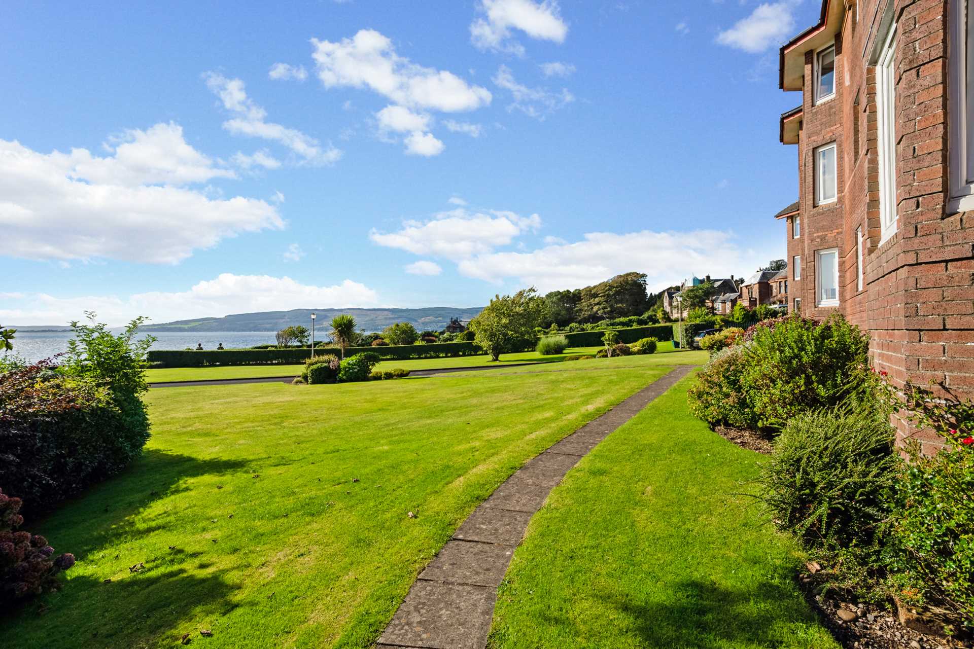 Flat Wemyss Bay Road in Wemyss Bay