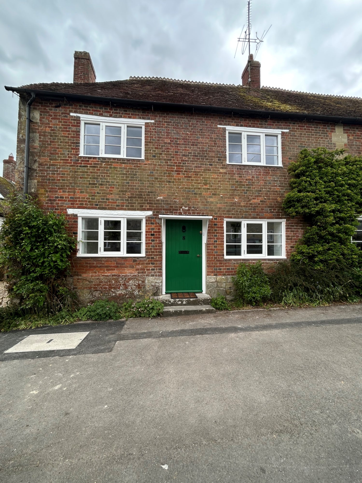 House High Street in Hindon