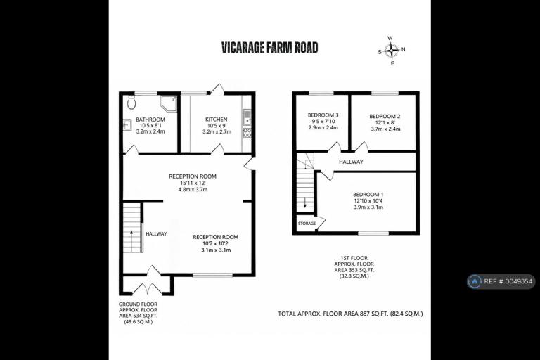 House Vicarage Farm Road in Greater London