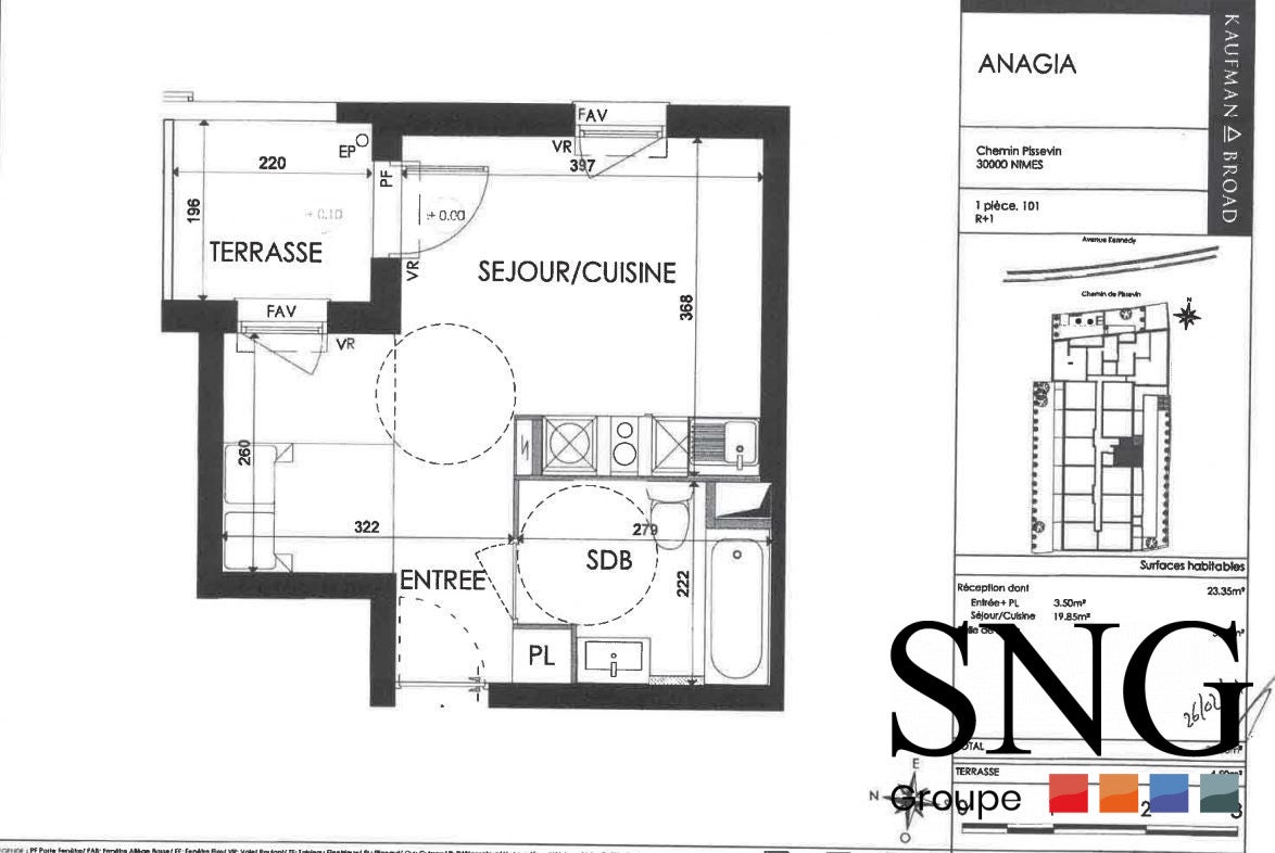 Appartement Chemin de Pissevin à Nîmes