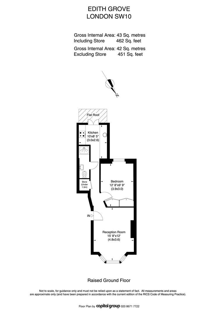 Flat Edith Grove in Greater London