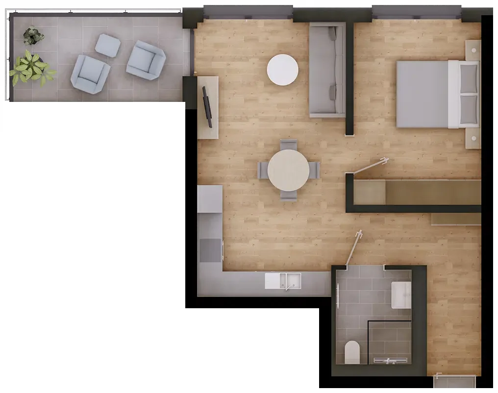 Wohnung Hoferweg in Plattling