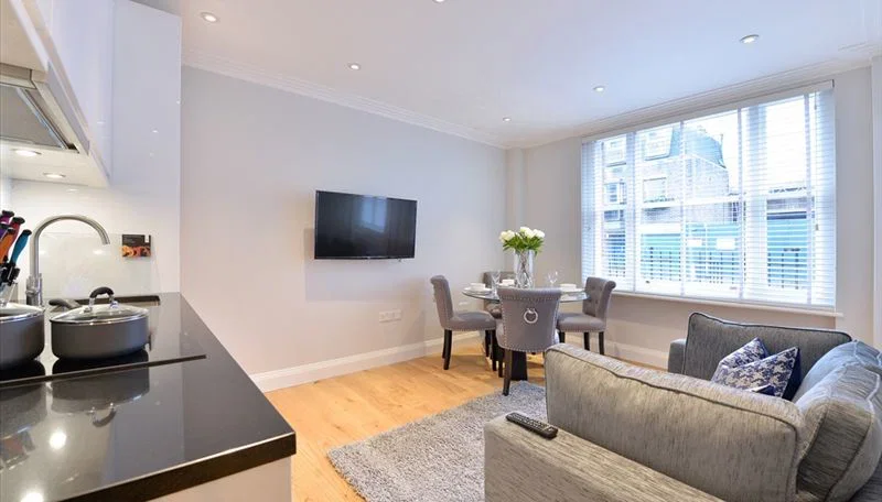 Flat Hill Street in City of Westminster