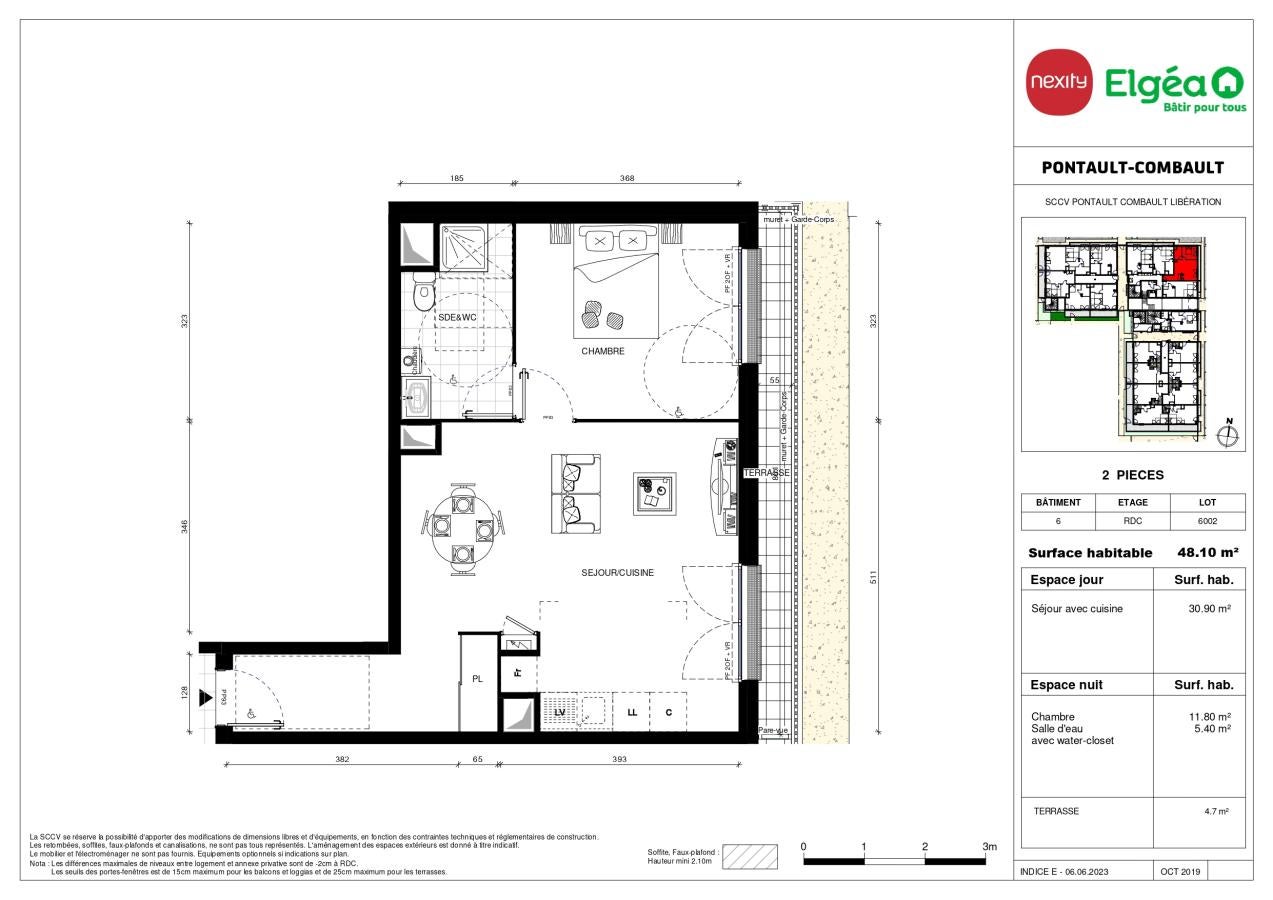 Flat Rue Lucie Aubrac in Pontault-Combault