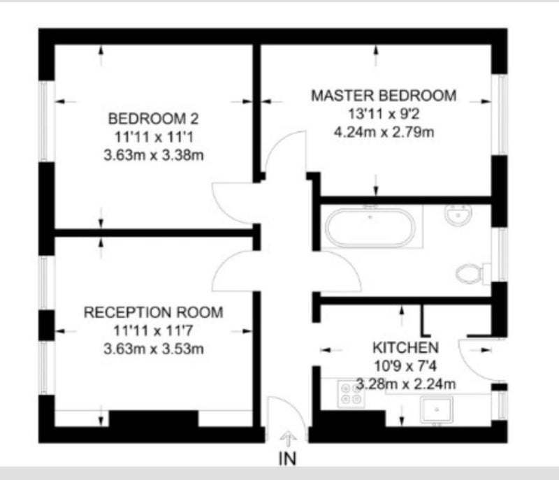 Flat Cavell Street in Greater London