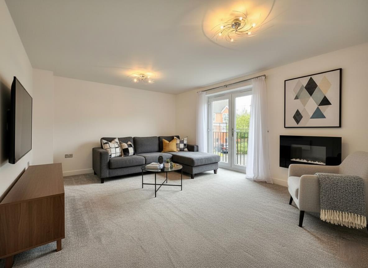 Flat Rosebeck Walk in Trafford