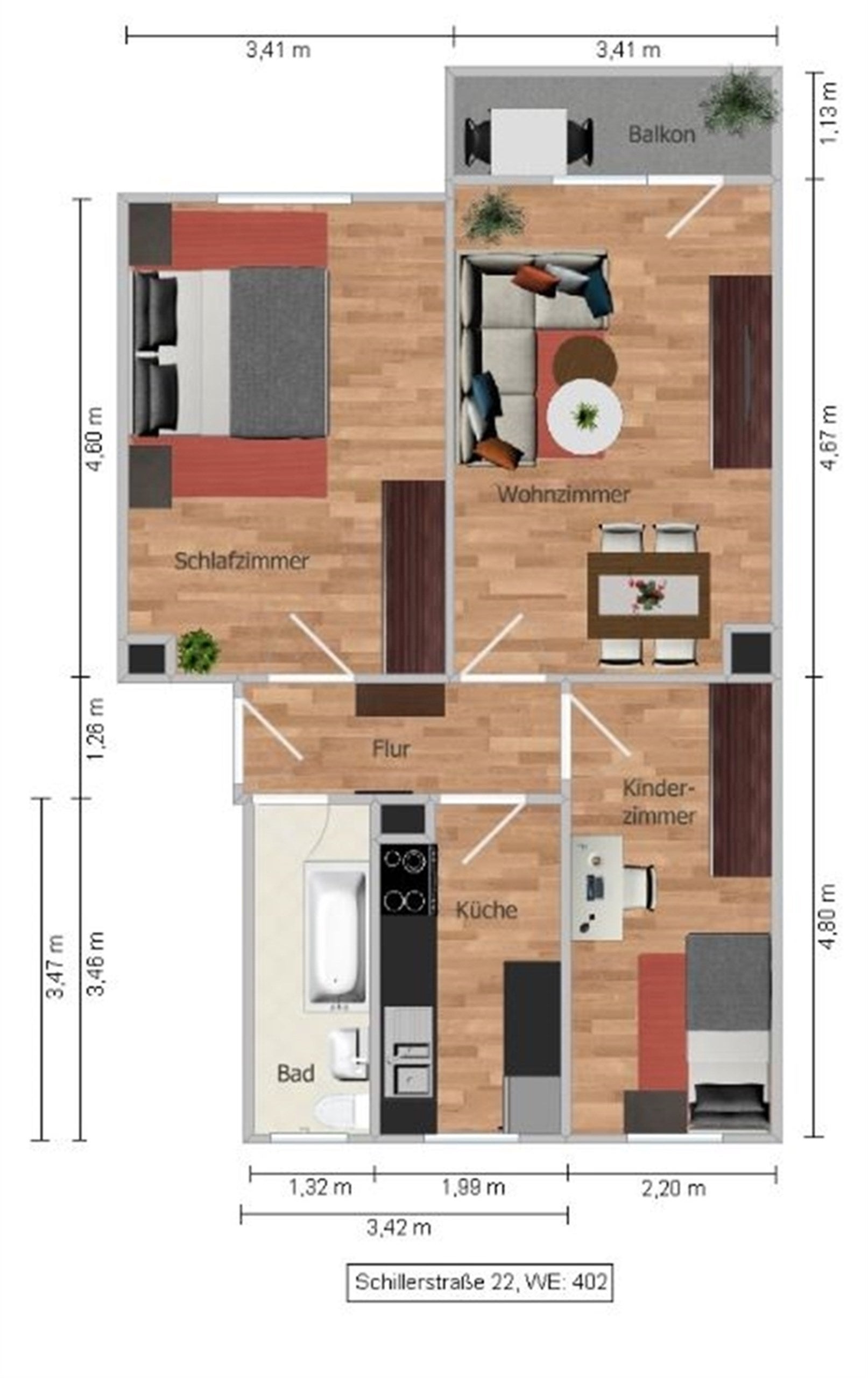 Wohnung Schillerstraße in Spremberg