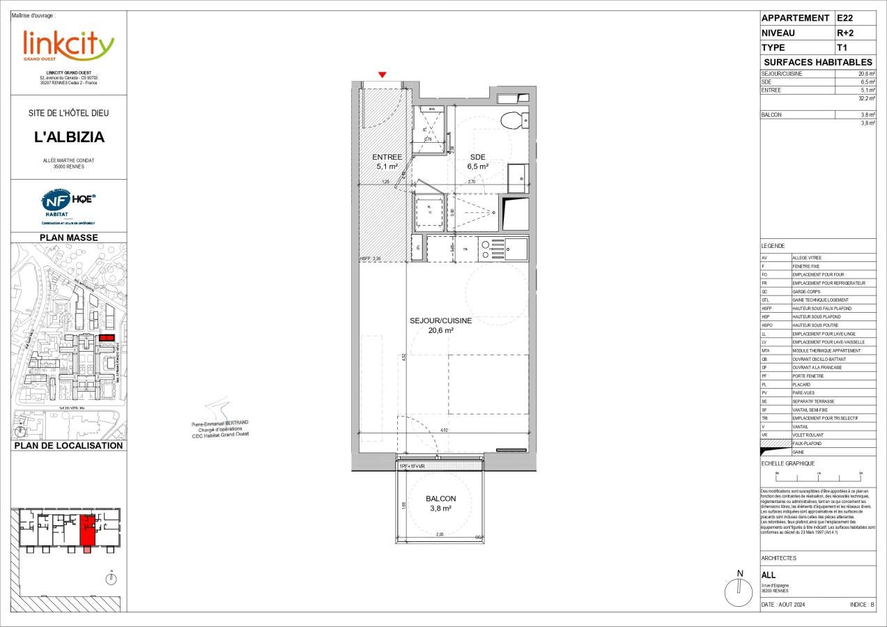 Appartement Passage Jeanne Chauveau à Rennes