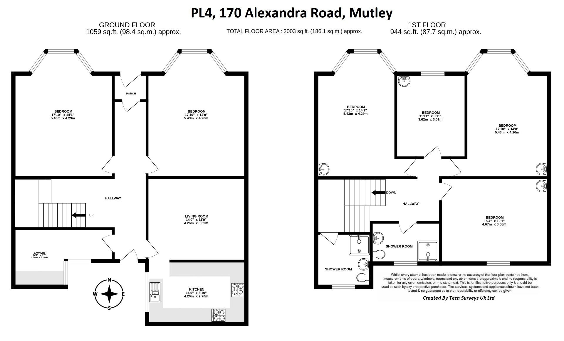 Flat Pentyre Terrace in Plymouth