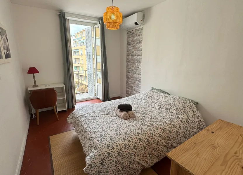 Chambre Rue Trachel à Nice