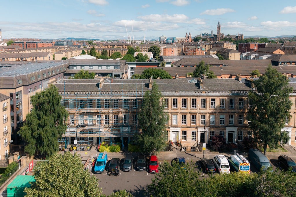 Flat St Vincent Crescent in Glasgow