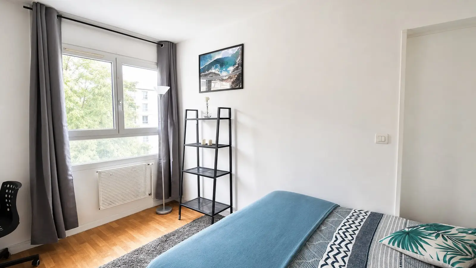 Chambre Rue Vitruve à Paris