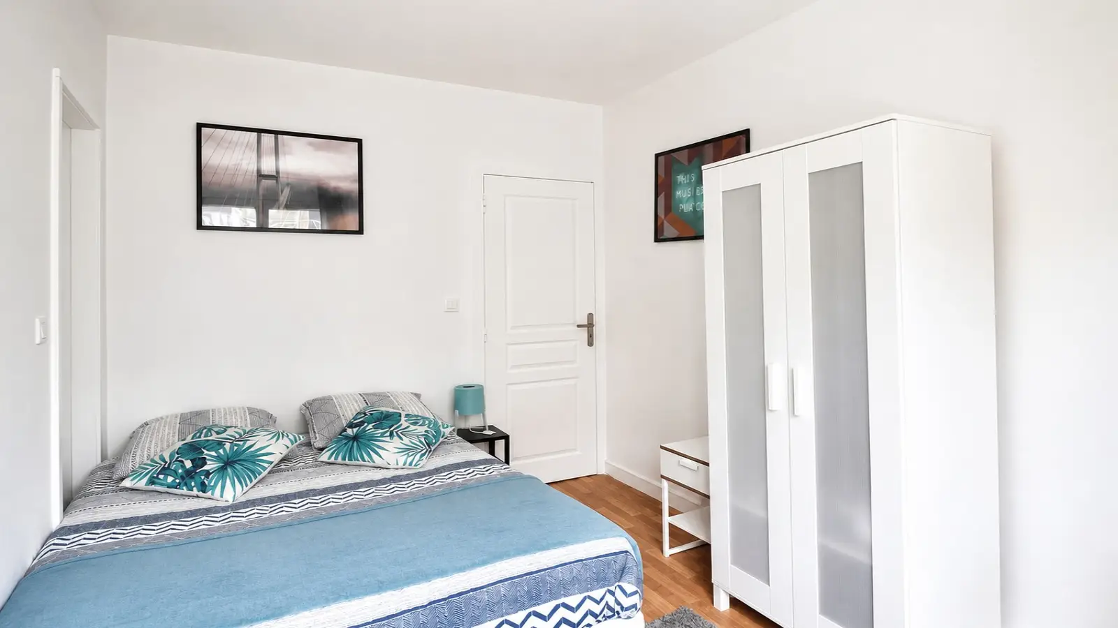 Chambre Rue Vitruve à Paris