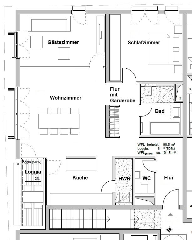 Wohnung Am Schießhaus in Dresden