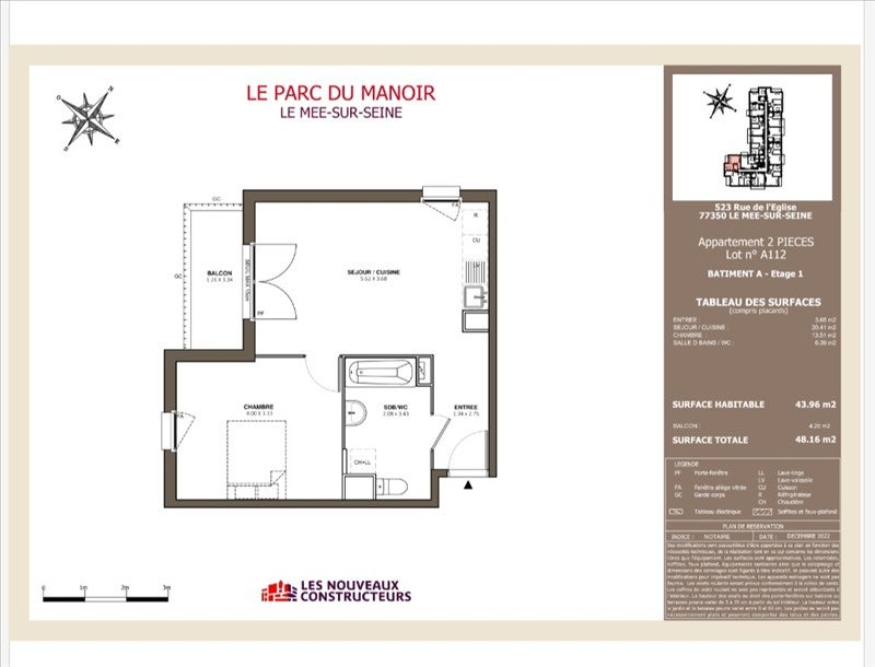 Appartement Rue de l'Église à Le Mée-sur-Seine