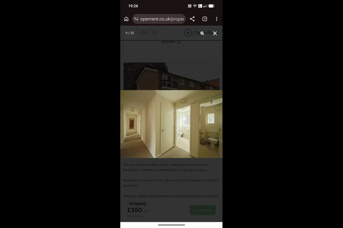 Room Uplands Court in Norwich