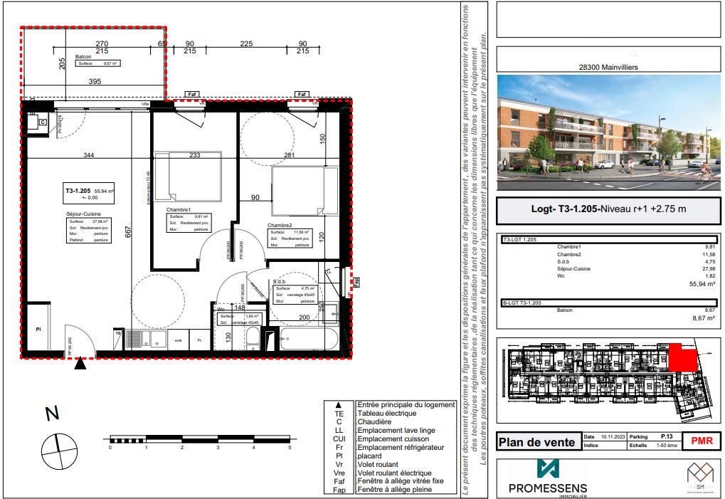 Appartement Rue Saint-Chéron à Chartres
