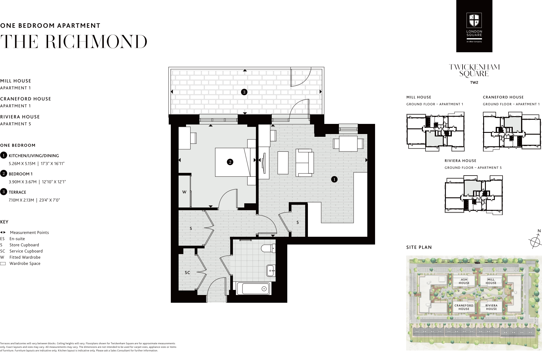 Flat Wiltshire Gardens in Greater London