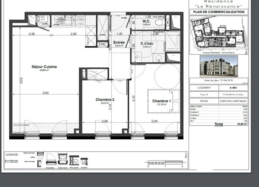 Appartement Impasse 12 Rue du Morier à Tours