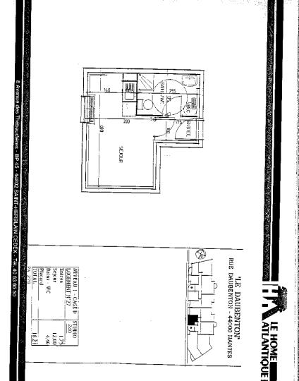 Flat Rue Chaptal in Nantes