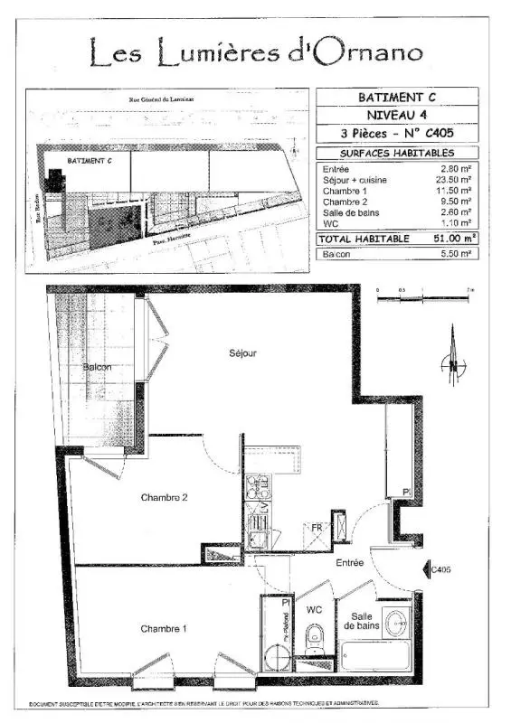 Appartement Rue du Général de Larminat à Bordeaux