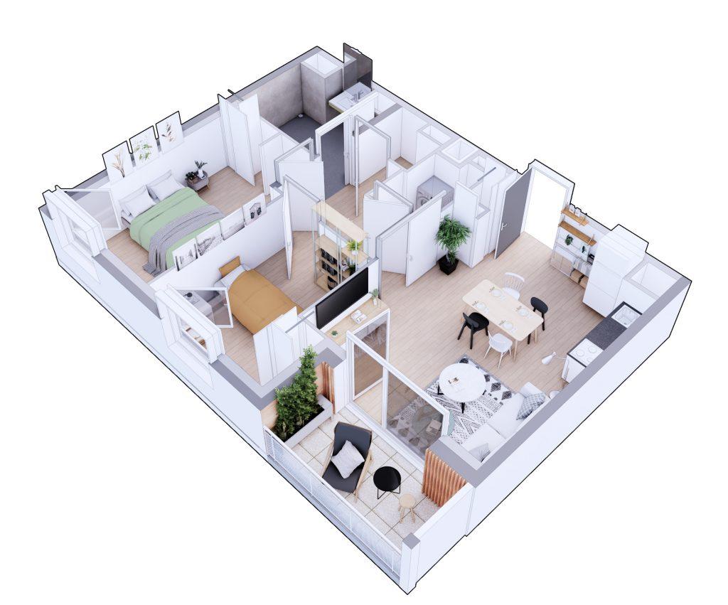 Flat Rue David d'Angers in Les Ponts-de-Cé