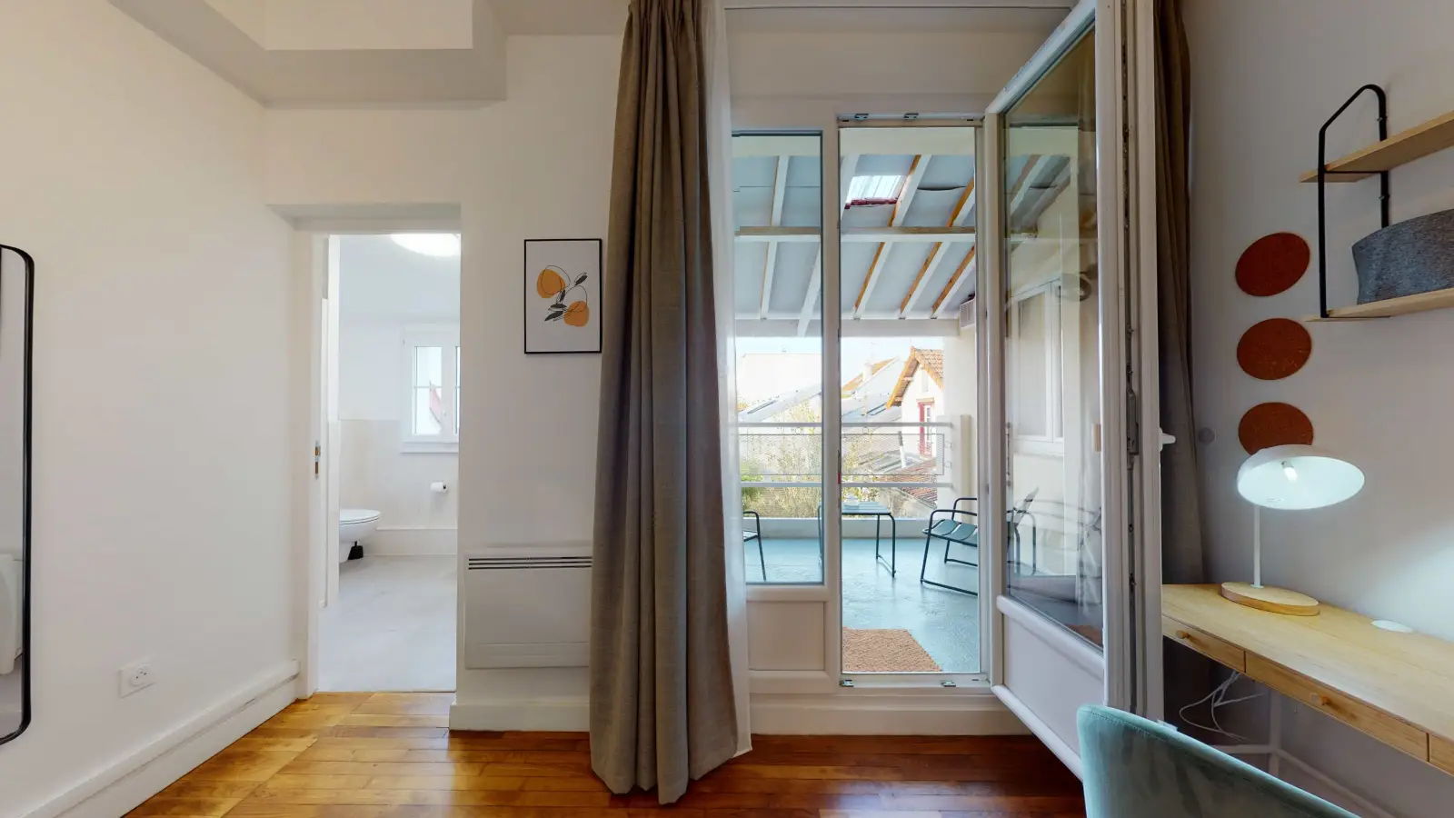 Chambre Rue des Gros Grès à Colombes