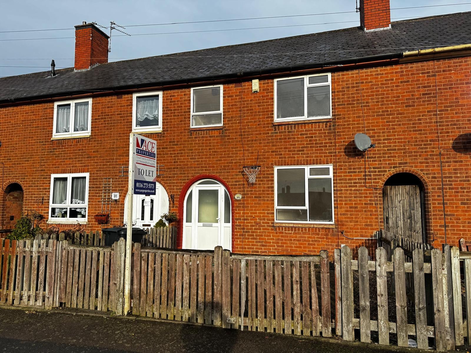 House Bale Road in Leicester