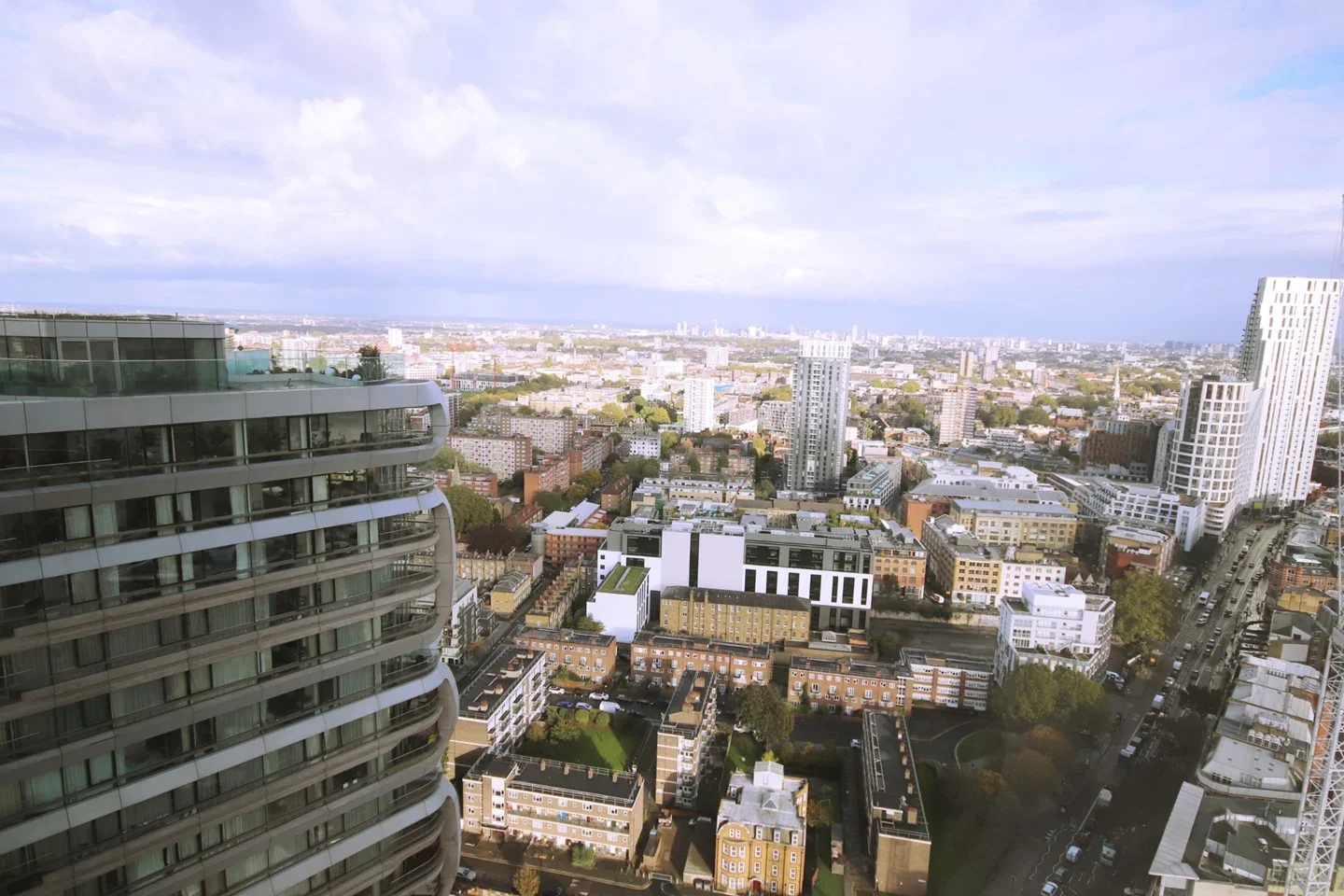Flat City Road in Greater London