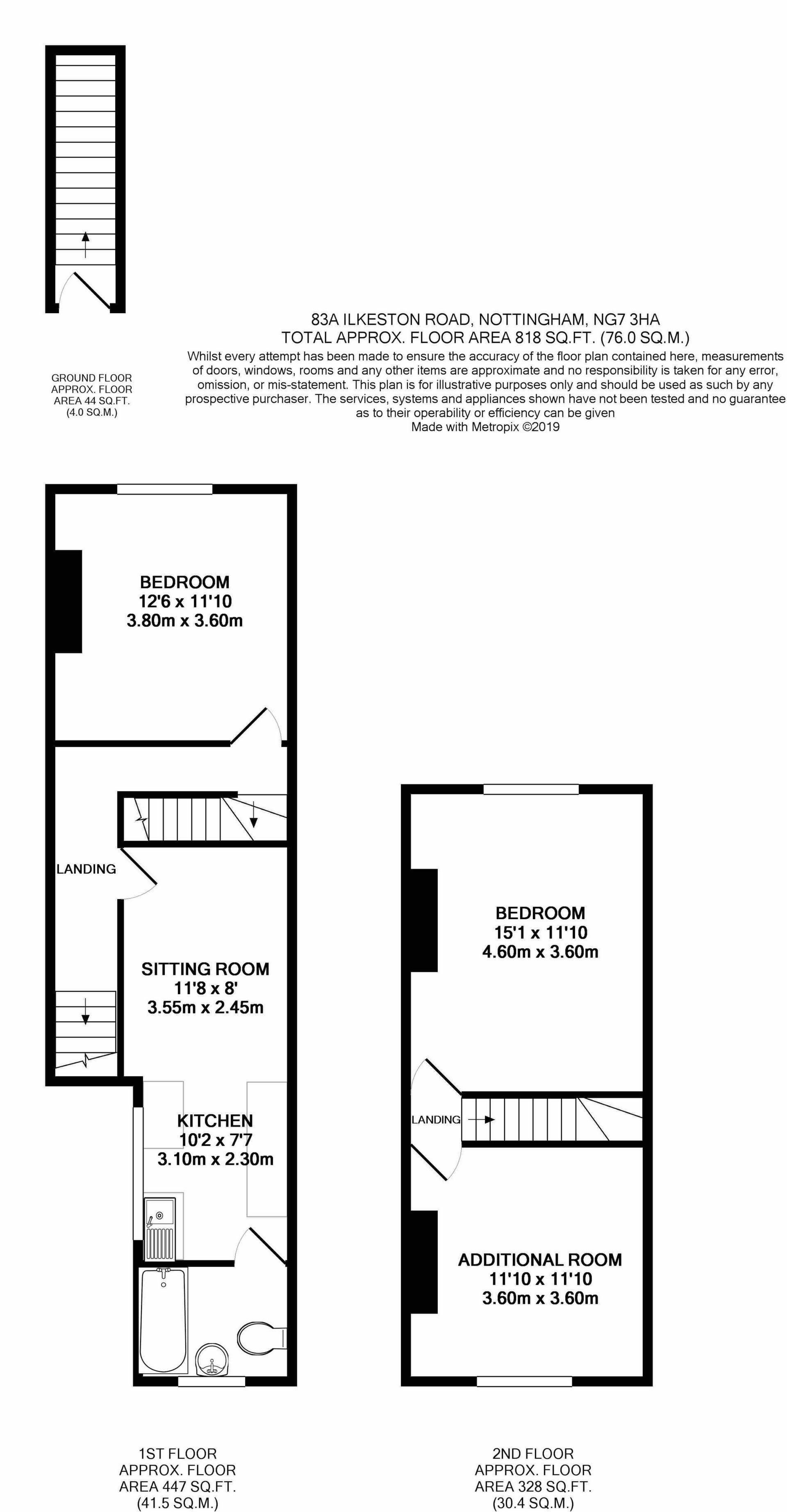 Flat Ilkeston Road in Nottingham