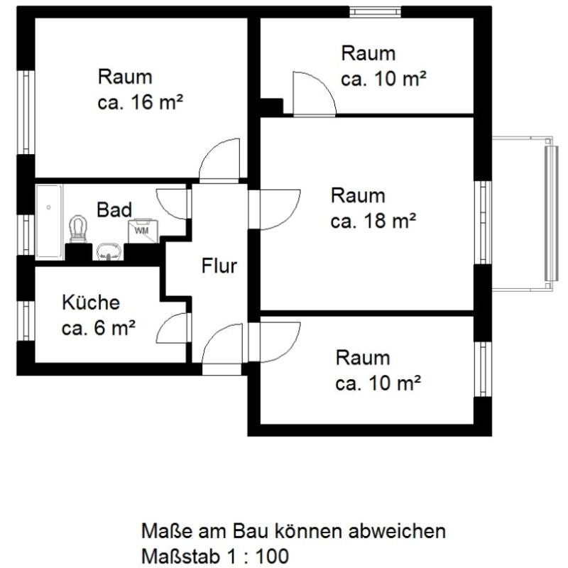 Wohnung Gaußstraße in Halle (Saale)