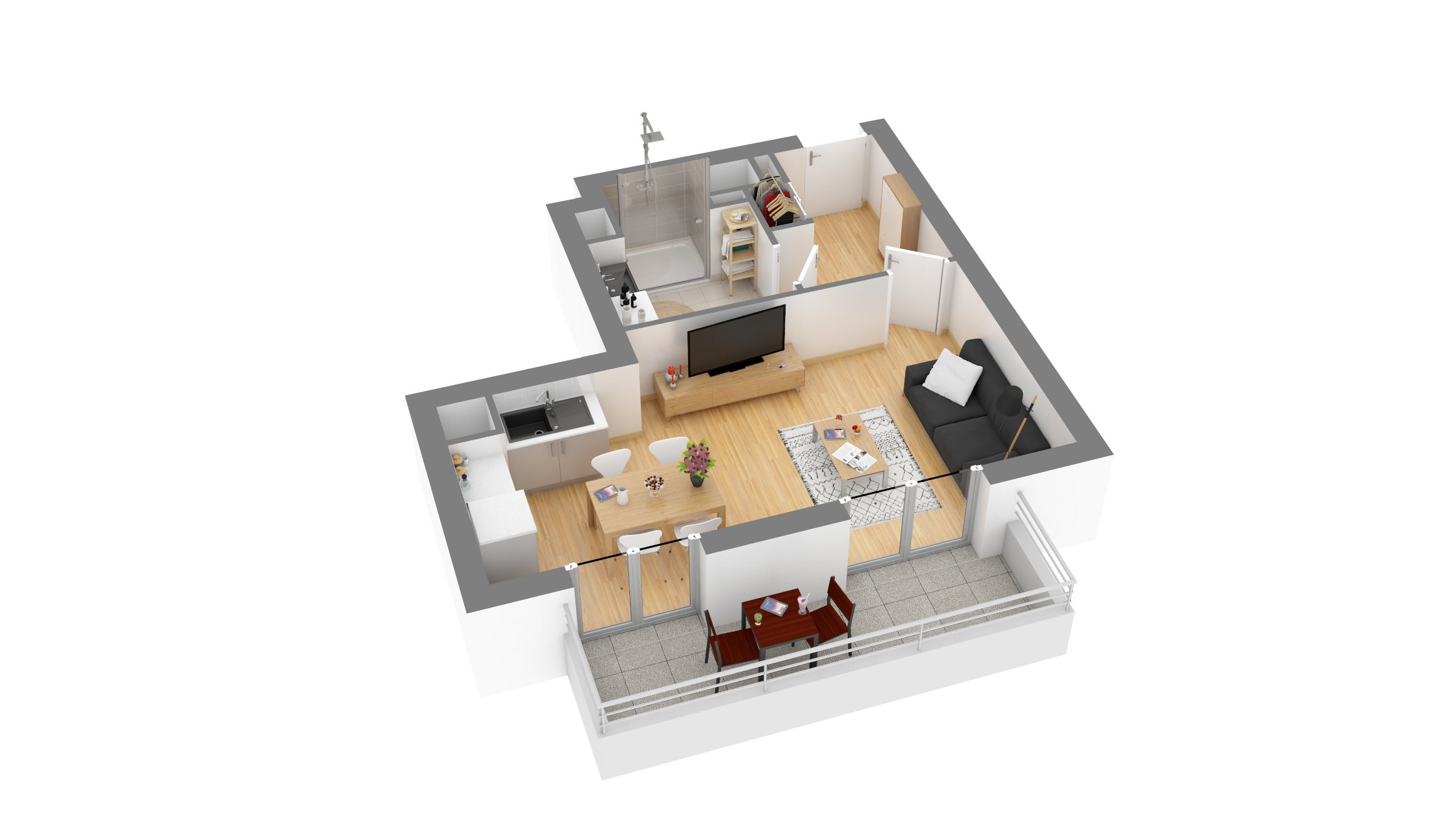 Flat Impasse Beauvoisine in Rouen
