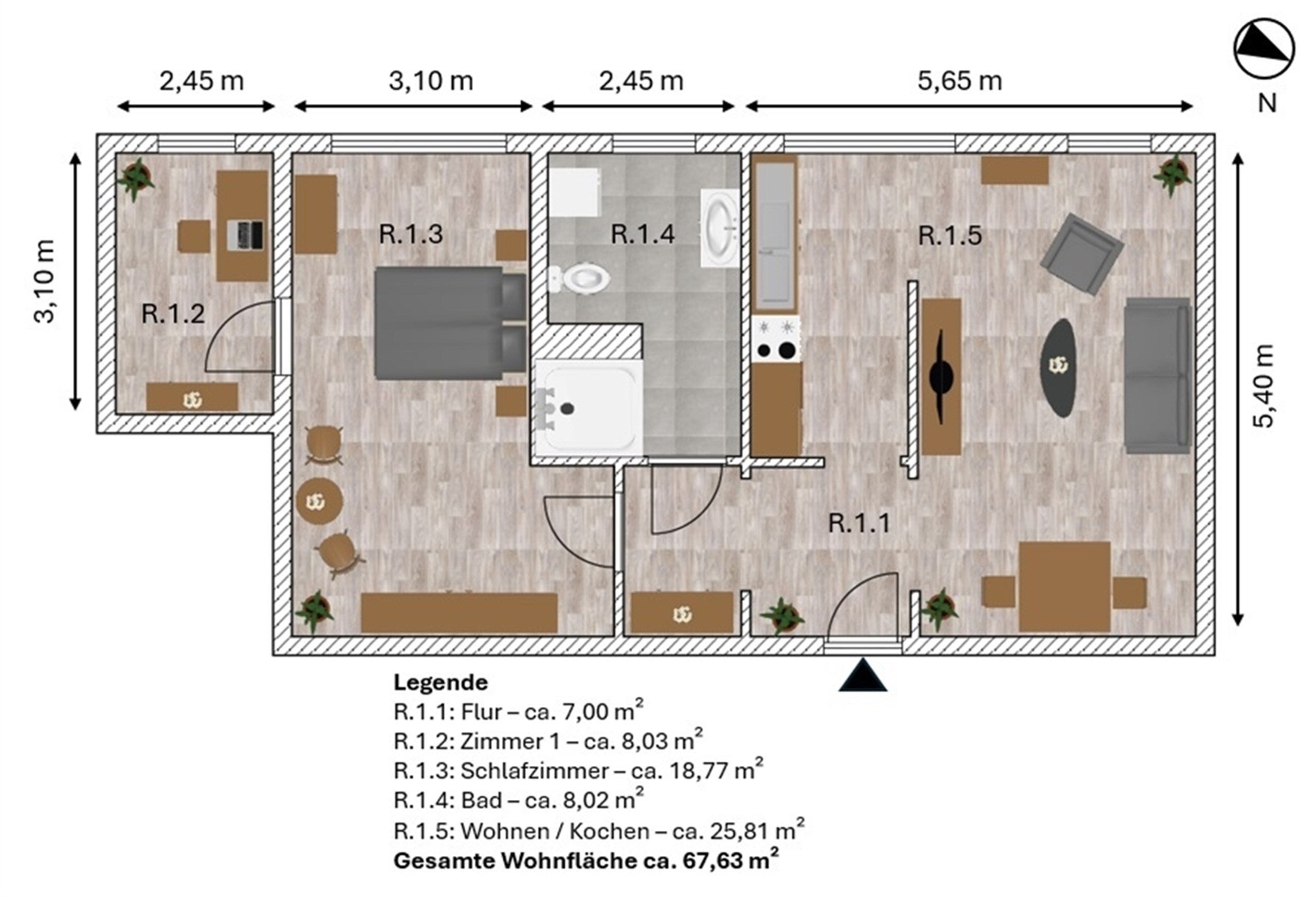 Wohnung Kochsdorfer Weg in Spremberg