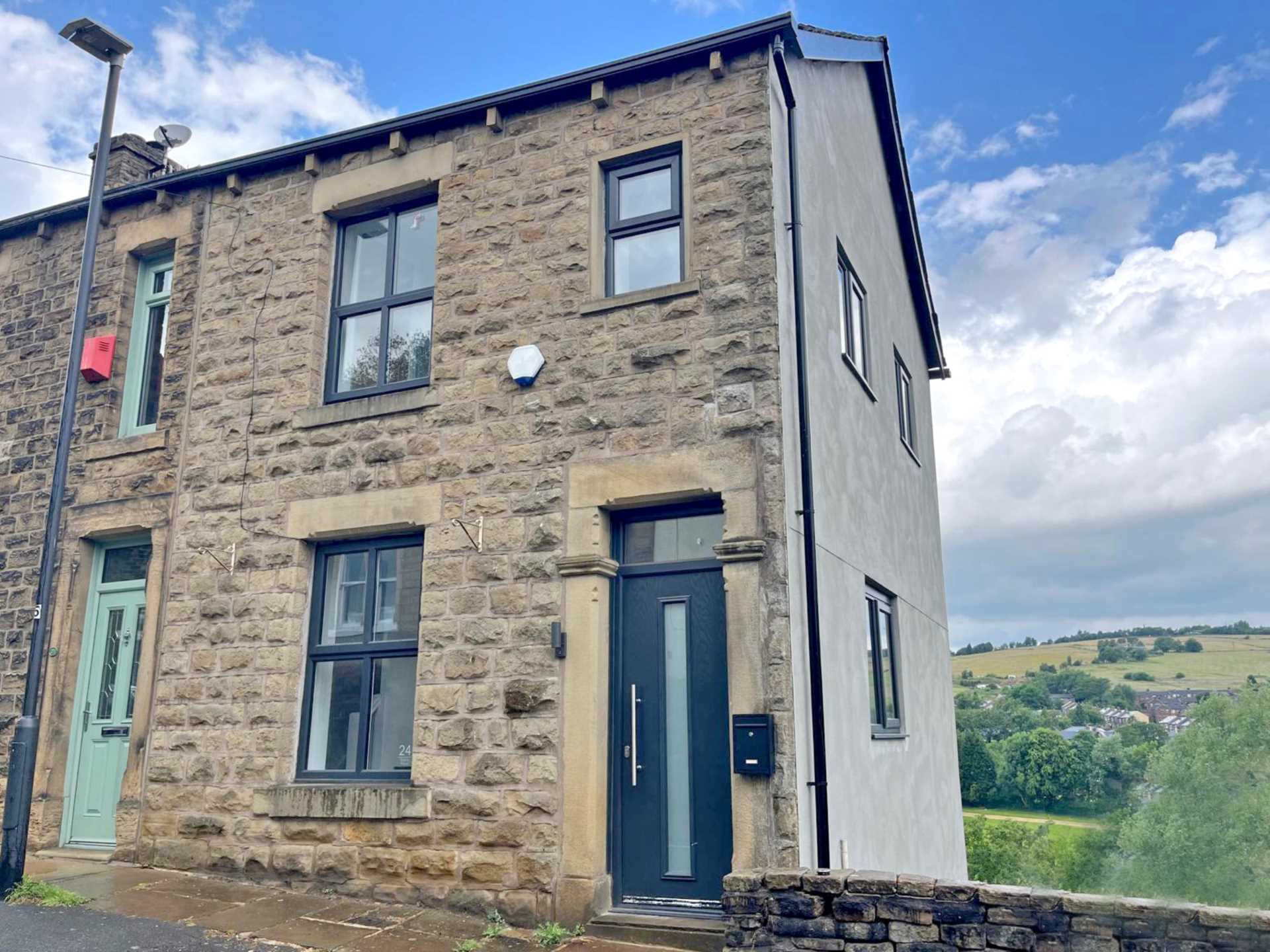 House Grains Road in Oldham
