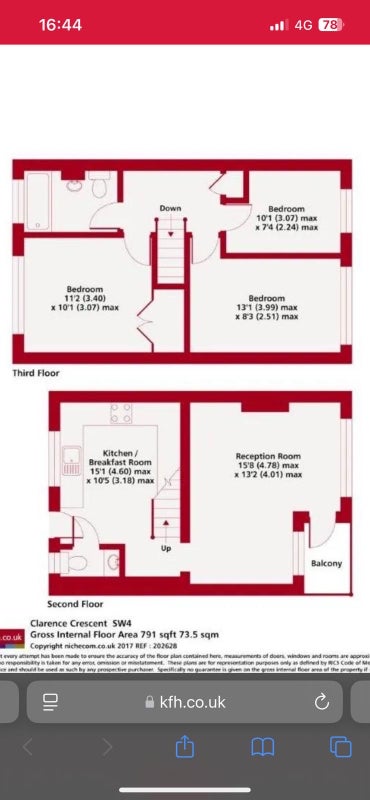 Room Clarence Crescent in Greater London