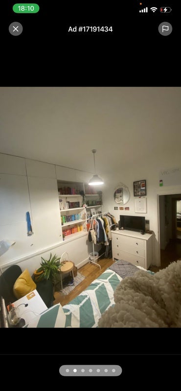 Room Polworth Road in Greater London