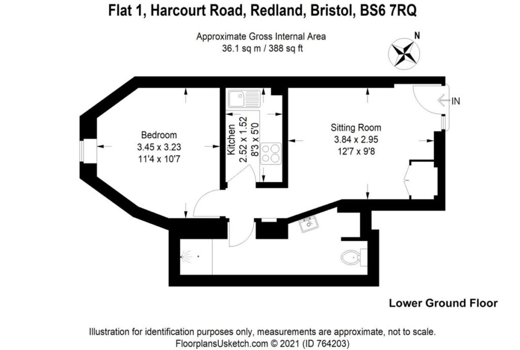Flat Harcourt Road in Bristol