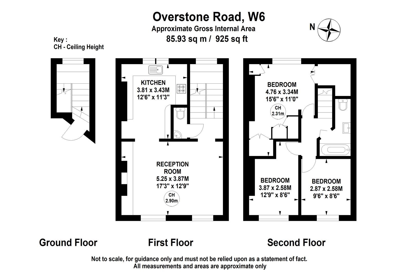 Flat Overstone Road in Greater London