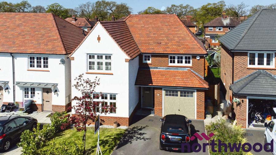 House Paddock Road in Sandbach