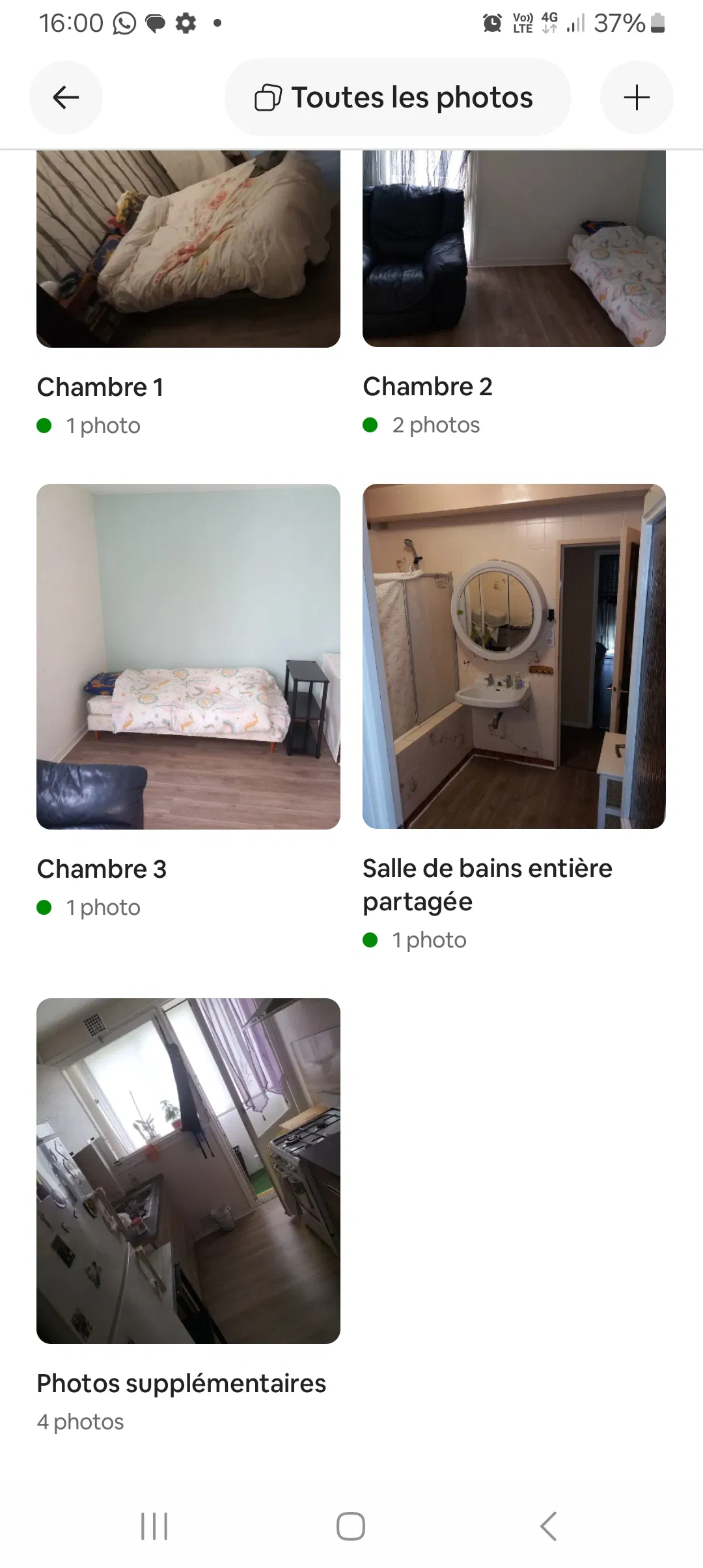 Room Rue de la Hurée in Laon