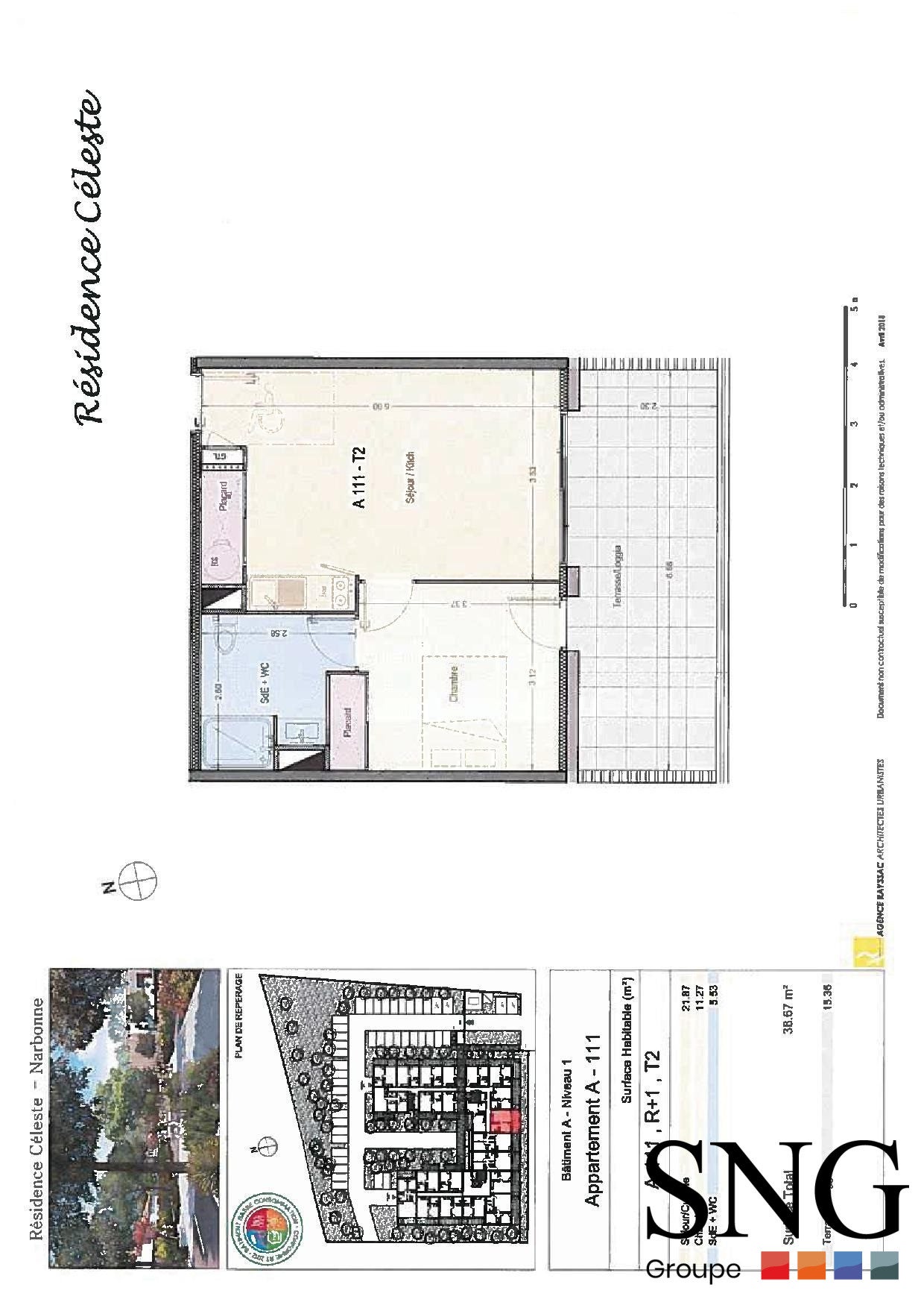 Flat Rue Atlas in Narbonne