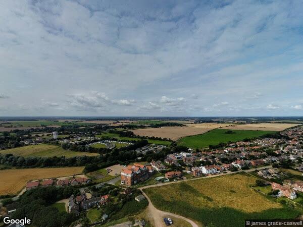 Flat Cromer Road in North Norfolk