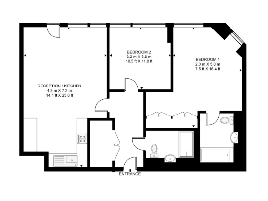 Flat Warwick Lane in Greater London