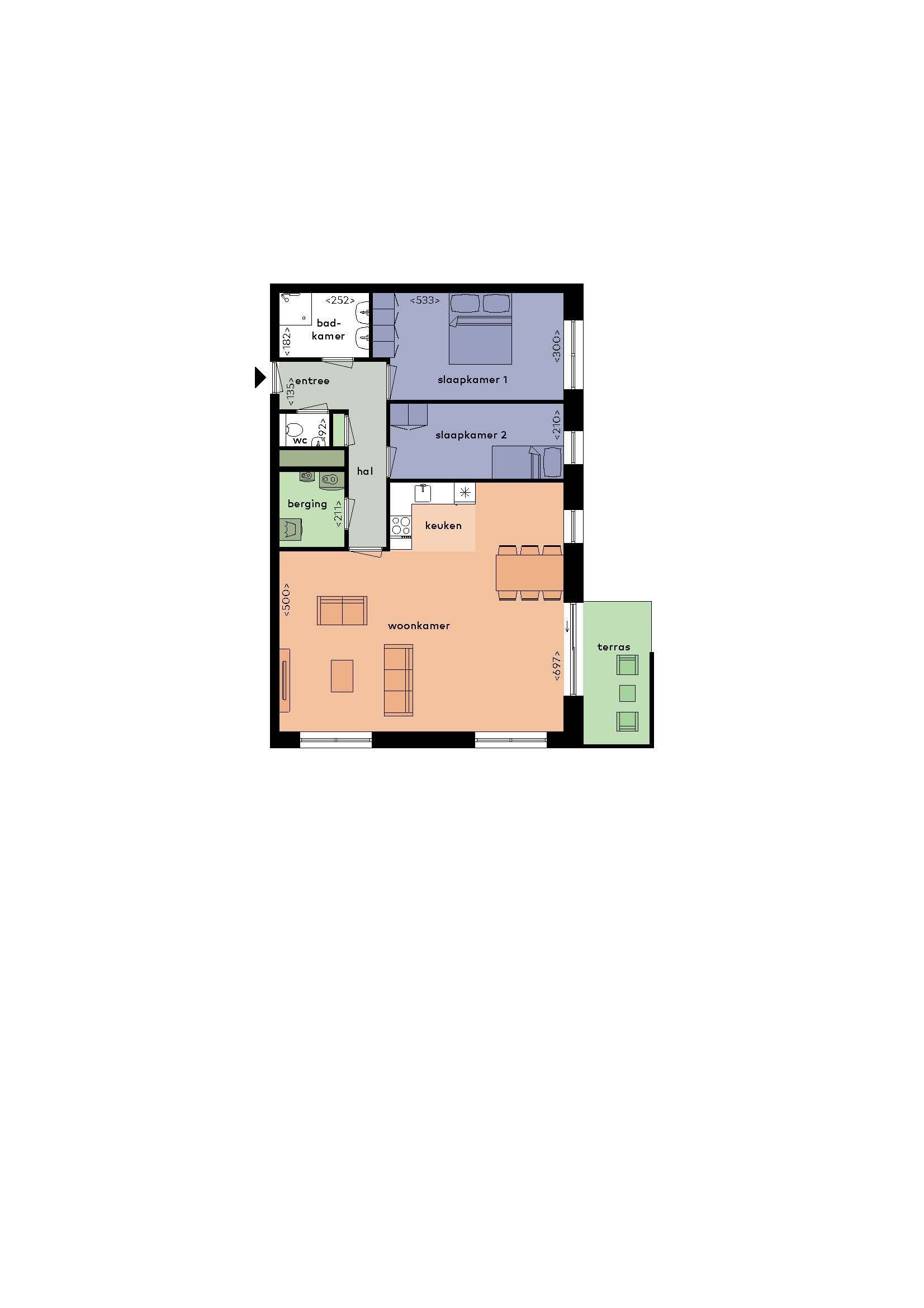 Appartement Jan van Beierenlaan 107 in Woerden
