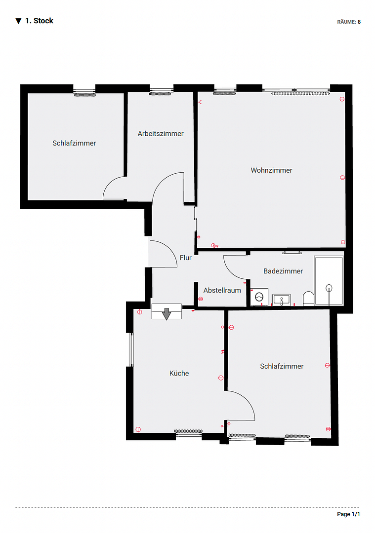 Wohnung Petersstraße in Weida
