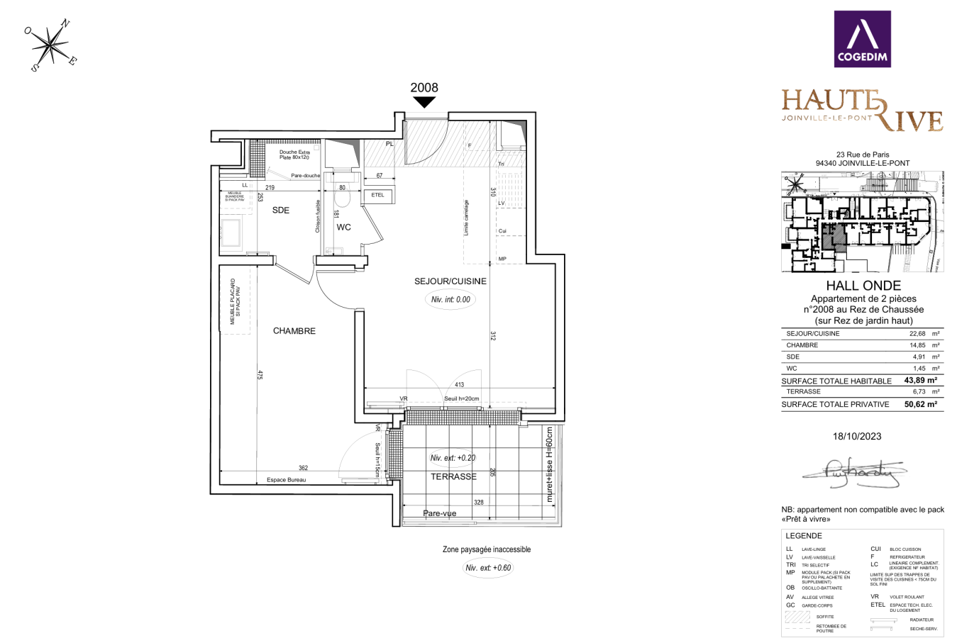 Appartement Rue de Paris à Joinville-le-Pont